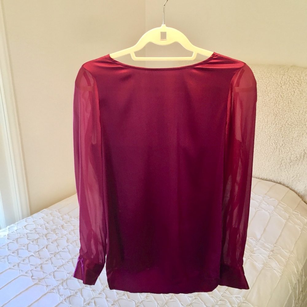 Madewell Silk Blouse -- Size S
